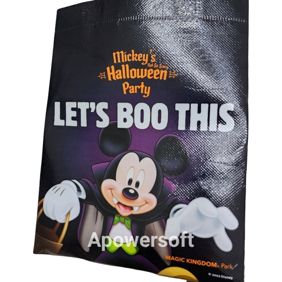 2022 Disney Not So Scary Halloween Party Candy Bag - Picture 1 of 4